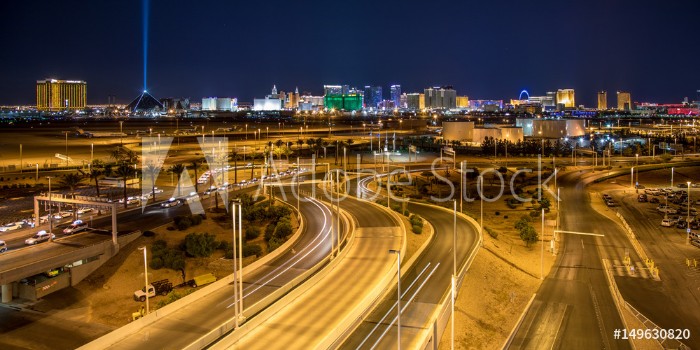 Picture of Las Vegas Skyline from McCarran International Airport